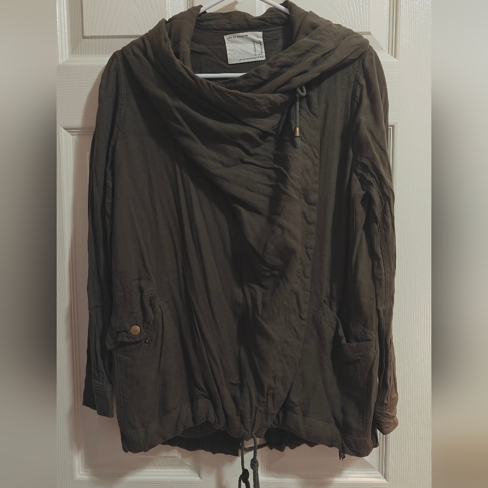 Life in Progress Utility Jacket in Olive